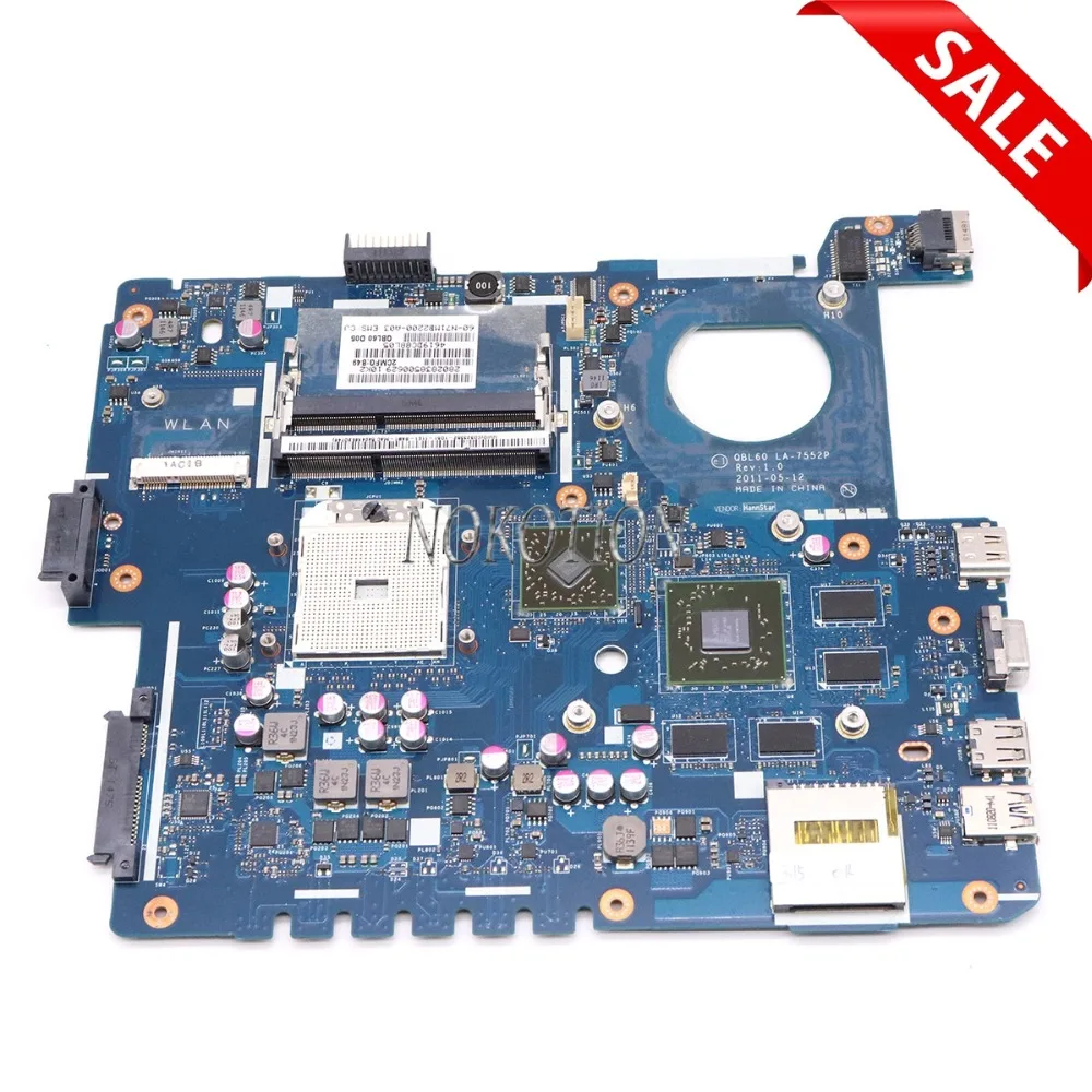 Nokotion Qbl60 La-7552p Hd 6630m Laptop Main Board For Asus K53ta.