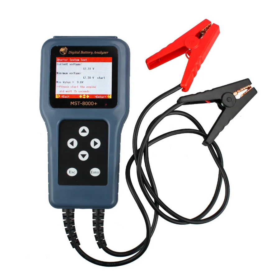 MST-8000+ цифровой Батарея анализатор со съемными принтеров Батарея Тесты er можете распечатать Тесты результат со съемным принтером