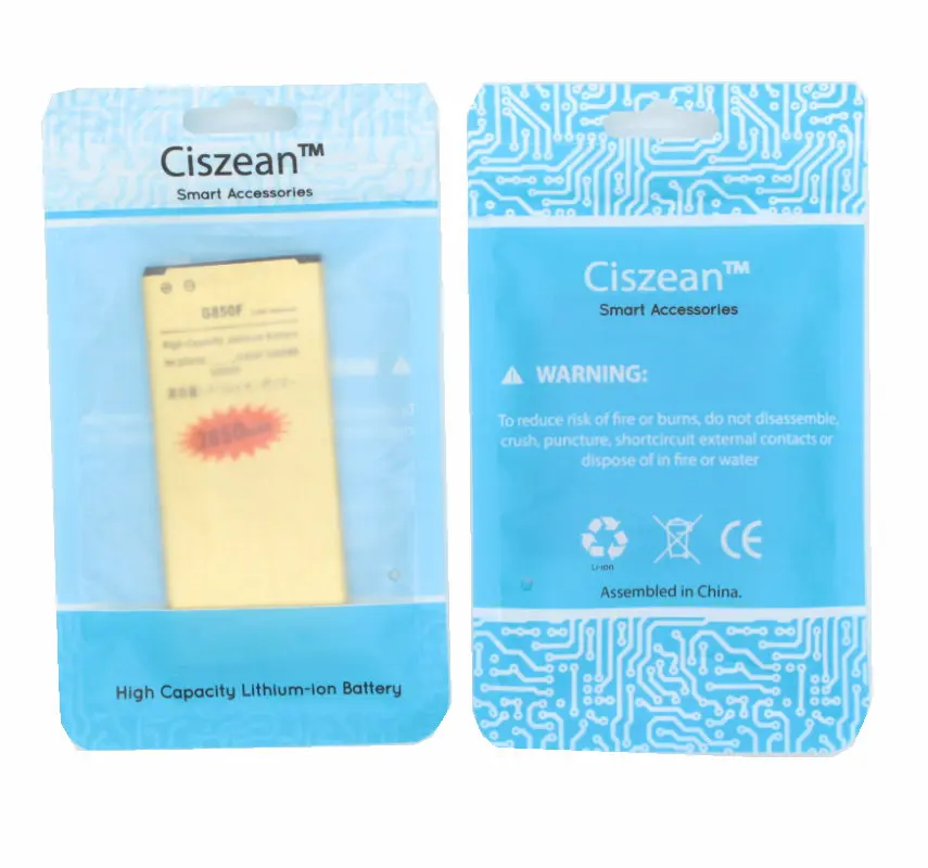 Ciszean 2x2850 мАч EB BG850BBC заменяемая Золотая батарея + универсальное зарядное
