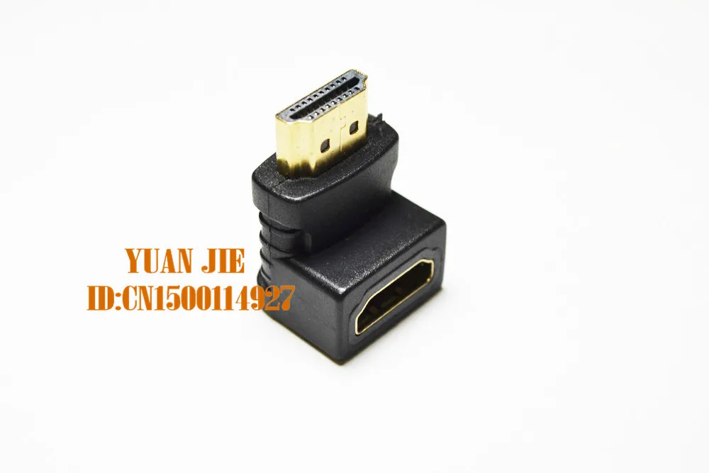 Бесплатная доставка Для HDMI HD ТВ адаптер мать революции 90 градусов угловой шкаф