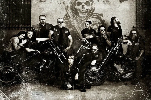 

Hot New sons of anarchy TV series Silk wall Poster Decor Wall Decoration Poster Home Decoration Painting HD Canvas
