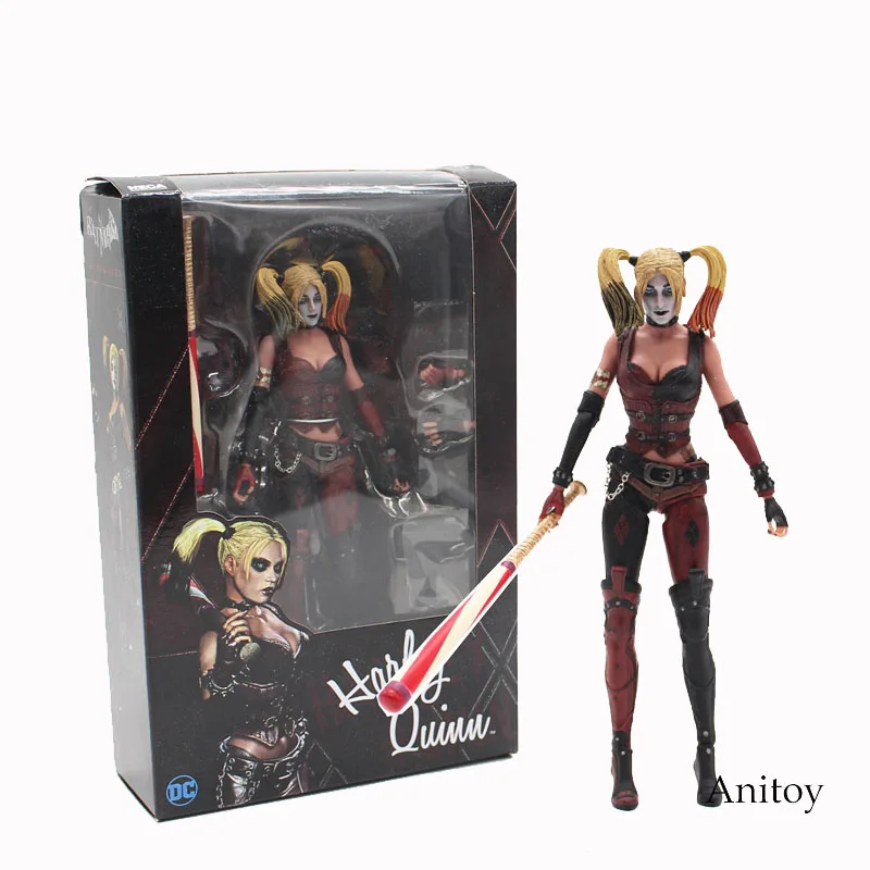 

NECA Batman Arkham City Harley Quinn 1/4 Scale PVC Action Figure Collectible Model Toy 16cm KT3754