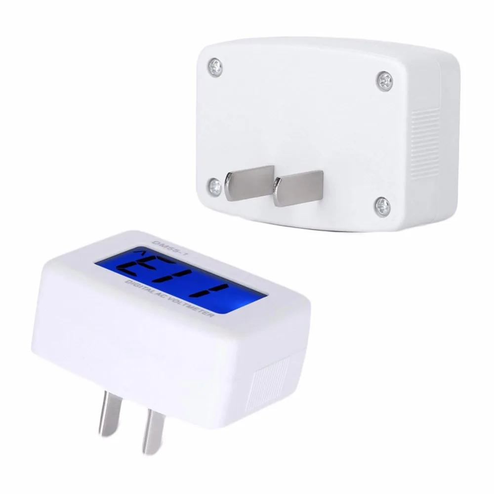 Новый качественный удобный DM55 1 AC 80 300 В напряжение разъем измерителя вольт метр