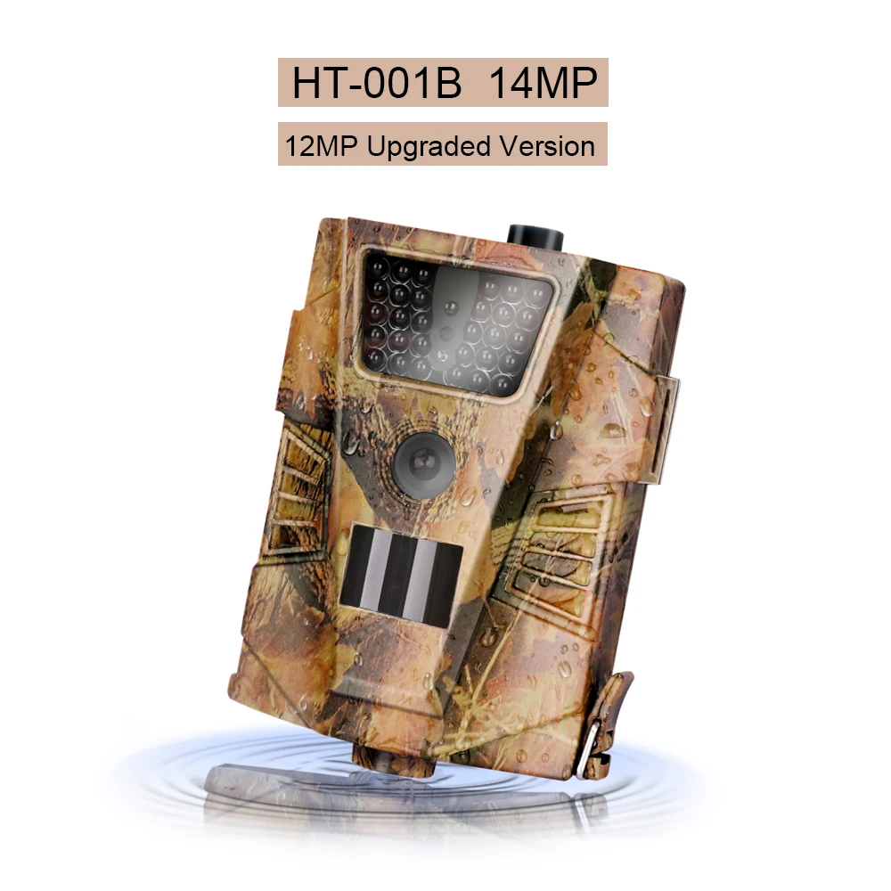 HT-001B камера для игры в Трейл 14MP 1080P HD с инфракрасным датчиком ночного видения, водонепроницаемая камера для наблюдения за дикой природой нм, камера для наблюдения за охотой