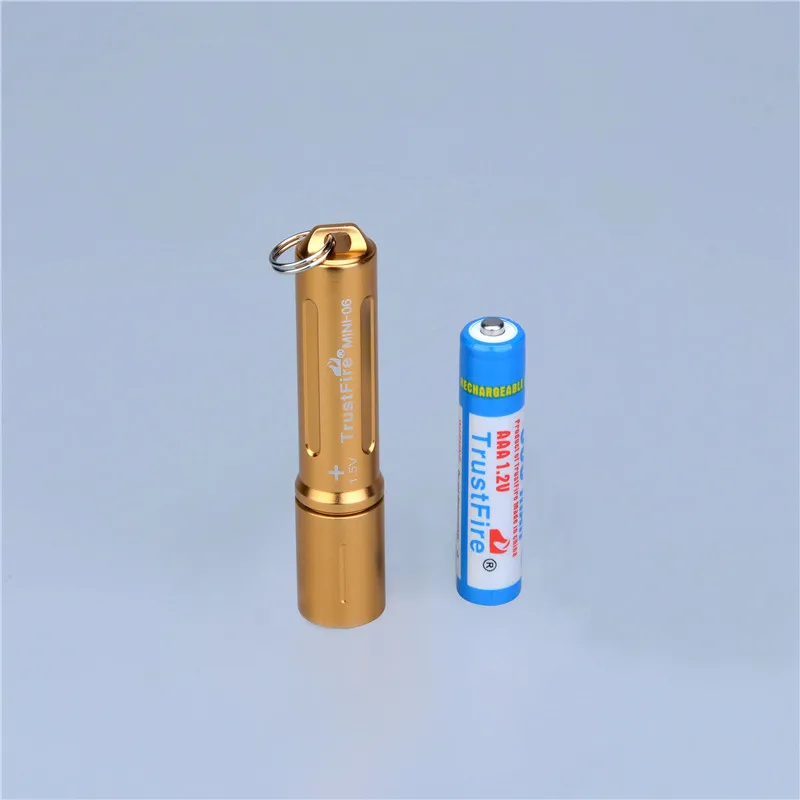 Trustfire Mini 06 CREE Led 90 люмен брелок светодиодный фонарик карманный фонарь с батареей AAA
