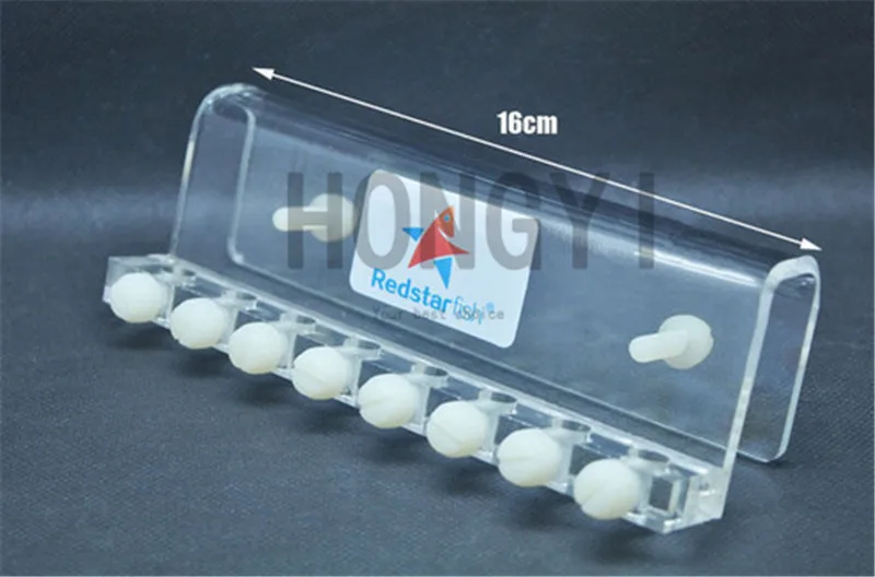 Acrylic aquarium dosing pump hose tube holder 4/6/8 hole burette tube rack hanging bracket mount For fish tank 1 piece