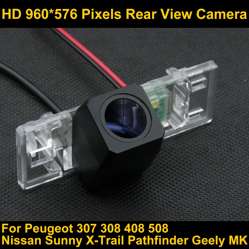PAL HD 960 576 Pixels Car Parking Rear view font b Camera b font for Peugeot