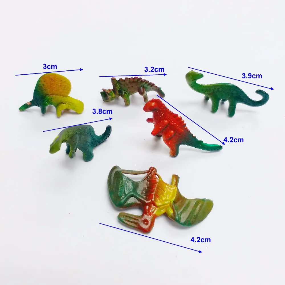 

20pc Mini 3-4cm Dinosaurs Boys Kids 577 Favour Pinata Bag Filler LOOT gag Birthday Party Favors Novelty Cake Decoration carnival