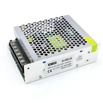

Dc 12V Power Supply Led Driver 100W Adapter Lighting Transformer for Led Strip ceiling Light Bulb