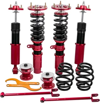 

Coilover Suspension Arm Coilovers Kit for BMW E36 3 Series 316 318 323 325 328 M3 Coilover Strut Red for 323is 325i 325is 325ic