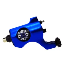 Синий RCA Босс Епископ Ротари Машина Татуировки Facebook Gun Татуаж Машина maquina де tatuagem tatuaje profesional