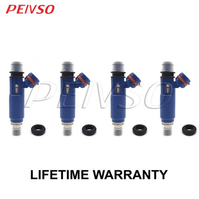 

PEIVSO 4pcs 195500-3030 1955003030 Fuel Injector For Mazda mx-5 1.6L 1998~2005 DAIHATSU Grand move 1.6L 1998-2002