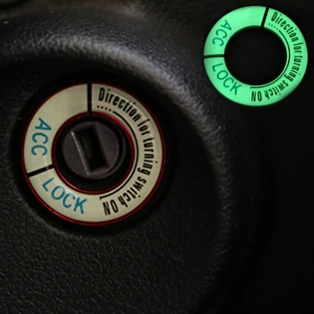 

Car Ignition Key Hole Switch Ring Cover Trim For Peugeot 307 308 3008 Citroen C4 for car stickers