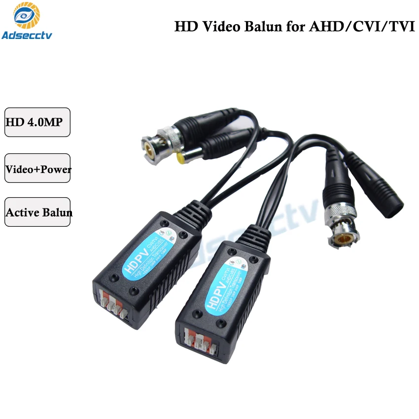 1 пара HD 4.0MP 3.0MP 2.0MP AHD TVI CVI винт HD линии витая пара передачи видео балун AR-VD606HD