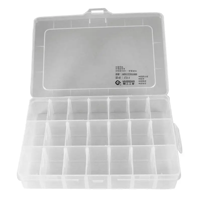 Penggong Прочное прозрачное коробка для хранения компонентов Пластик Дело Организатор