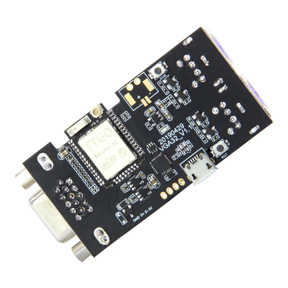 TTGO VGA32 V1.1 ESP32 контроллер PS/2 мышь и клавиатура графика контроллера библиотека