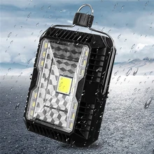 Ручной светодиодный солнечный прожектор 3 режима USB перезаряжаемая co B Рабочая лампа Открытый Кемпинг аварийная лампа