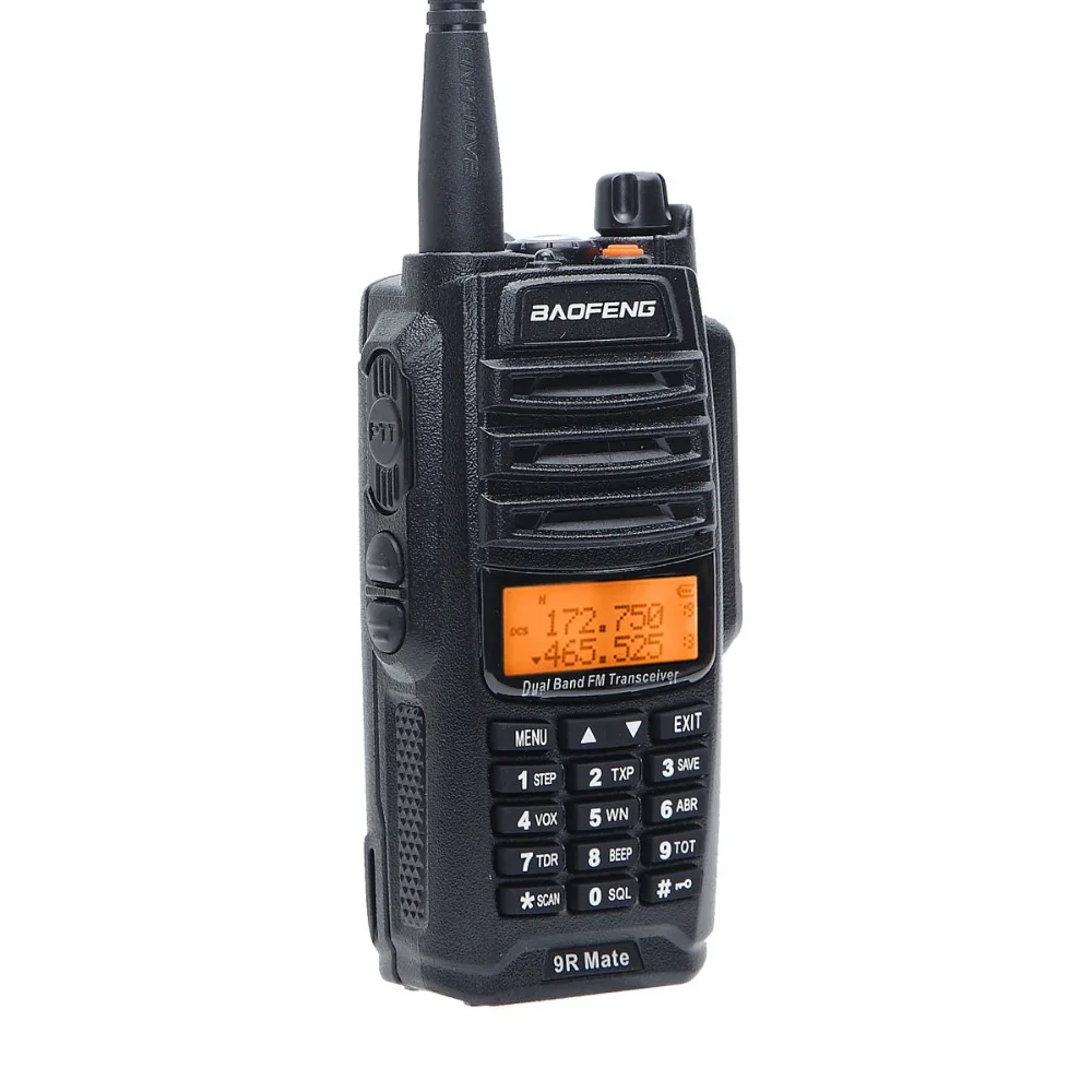 Baofeng UV-9R Коврики IP67 влагонепроницаемые Walkie Talkie 10 Вт Dual Band 136-174/400-520 МГц Любительское радио, Си-Би радиосвязь 10 км дальность UV-9R плюс UV-82
