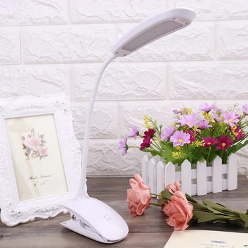 

Clip On Flexible Reading Touch Sensor Light Bulb 18 LED Light USB Bed Desk Lamp