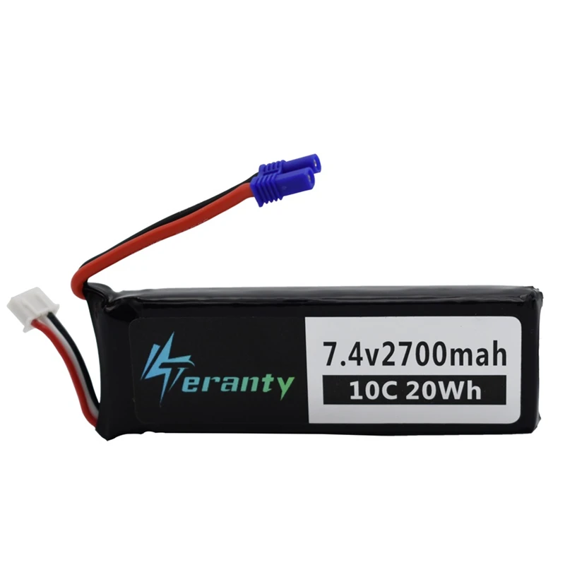 7 4 В батарея для Hubson H501W H501S H501C v 2700mAh lipo 10C 20WH RC Qaudcopter Drone Запчасти 2s V EC2|Детали и