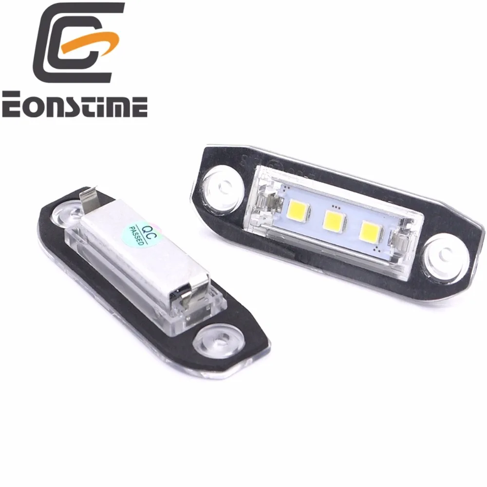 

Eonstime 2pcs Error Free LED License Plate Lights For VOLVO S80 04-15 Xc90 03-14 S60 2015