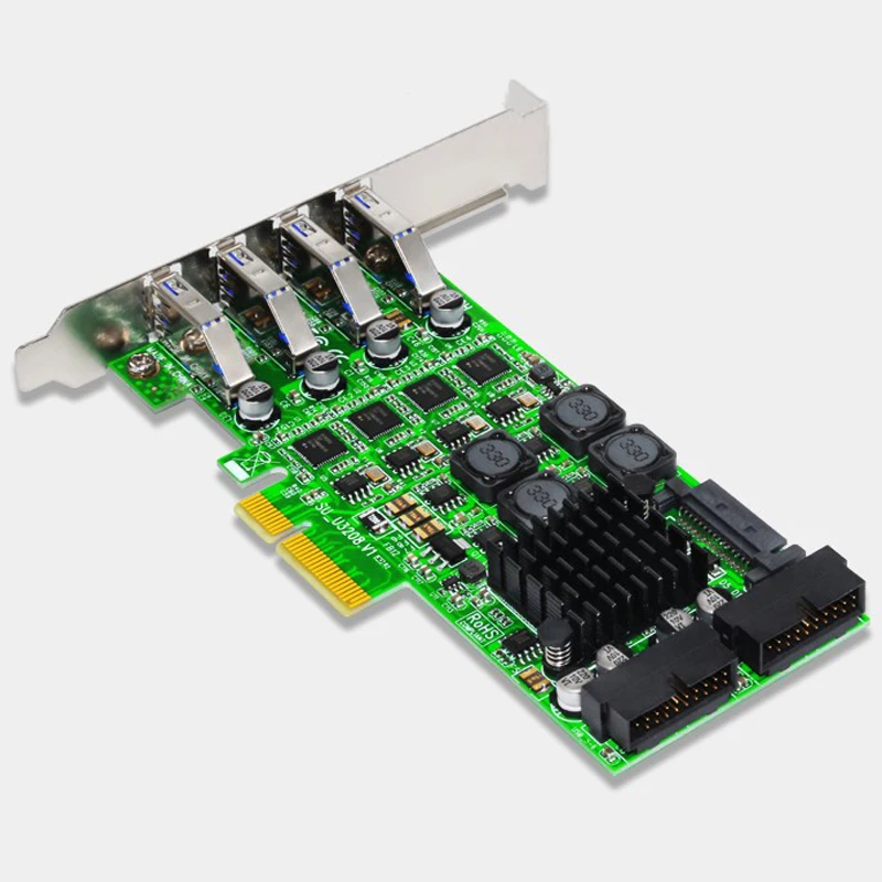 H1111Z Add On Card PCI Express USB 3.0 PCI-E 19