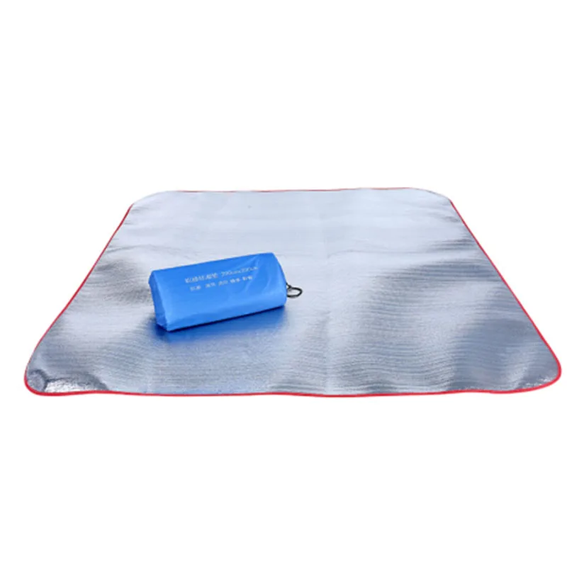 

Waterproof Aluminum Camping Mat Foil EVA Foldable Folding Sleeping Picnic Beach Mattress Outdoor Mat Pad 200*200cm