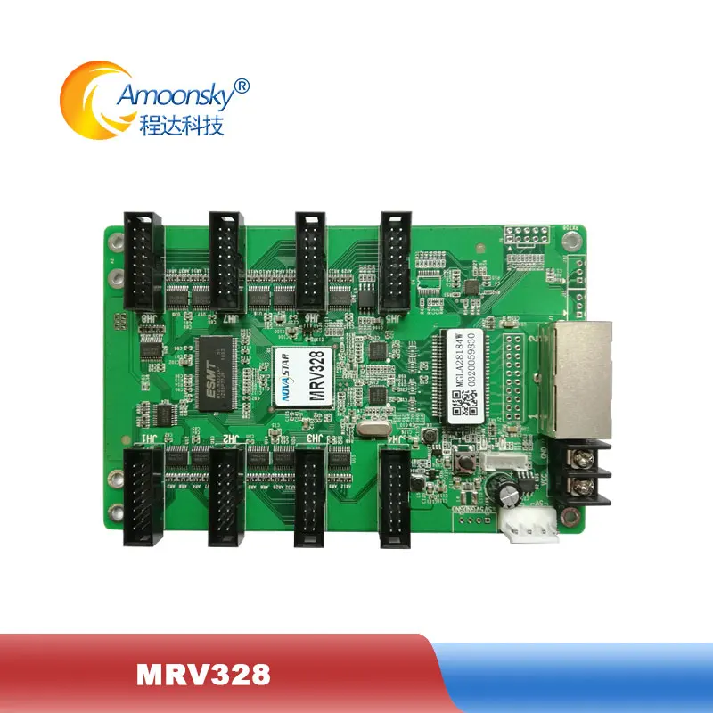 Novastar receiving card MRV328 nova control system work with msd300 for p10 outdoor red led module | Электроника