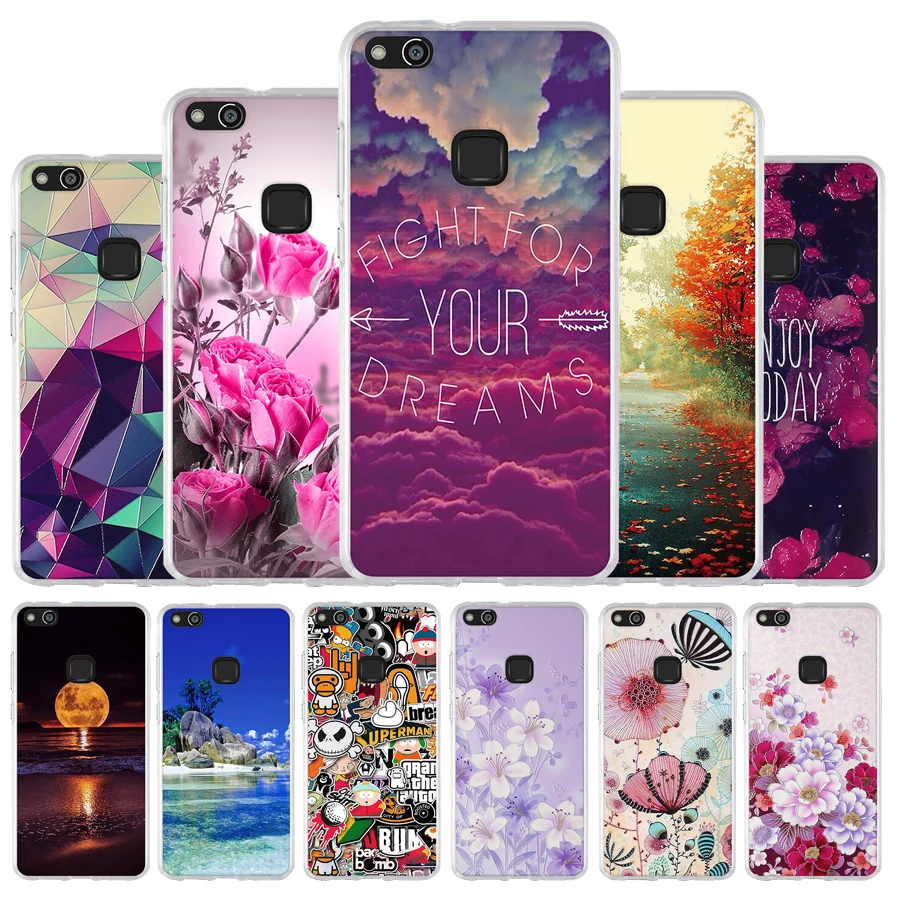 

Back Cover For Huawei P10 lite case 3D Pattern Soft TPU Slim Cover for huawei p10 Lite Cover Ultra thin Silicone Phone Case