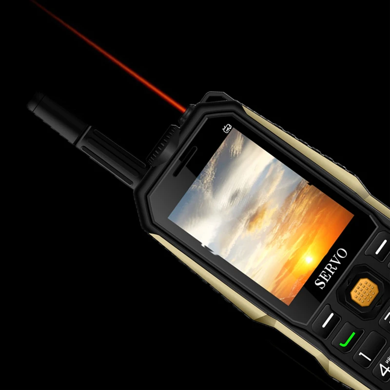 Оригинальный Servo телефон P20 2 4 "четырехдиапазонный 3 sim карты мобильный GPRS ТВ