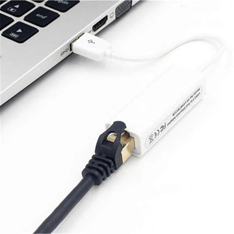USB Ethernet адаптер 2 0 сетевые кабели подключение для Xiaomi Mi Box ПК внешний кабель Usb к Rj45