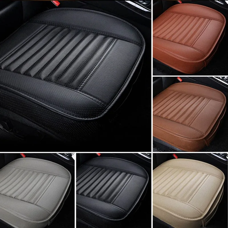 Universal Breathable Car Seat Cover PU Leather Pad Mat for Auto Chair Cushion