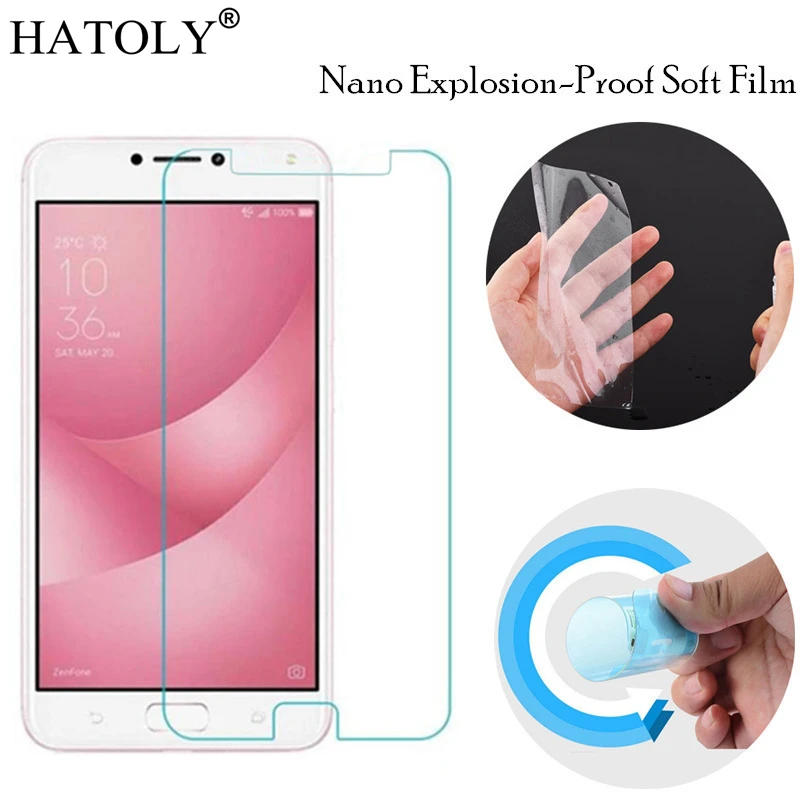 

2PCS Soft TPU Nano Film Foil for Asus Zenfone 4 Max ZC520KL Screen Protector for Asus ZC520KL Full Cover Film Not Glass HATOLY