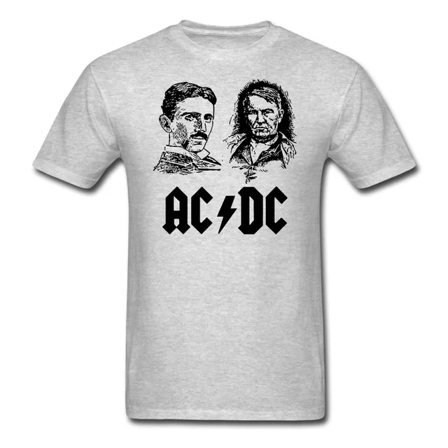 Ac Dc Nikola Tesla Thomas Edison Electricity Teslatron The Cur Ac Dc Nikola Tesla Thomas Edison Electricity Teslatron The Cur War Men S Tshirt Tees Sizes Xl