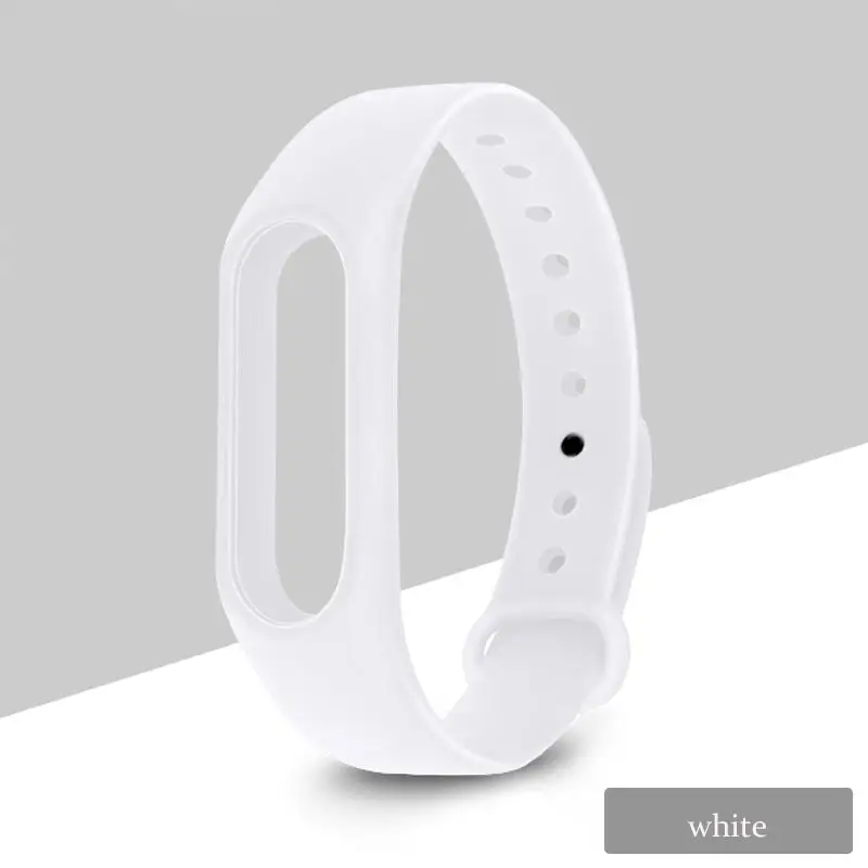 Силиконовые браслеты для Xiaomi mi Band 2 Fresh looks ремешок mi band 2 браслет сменный спортивный ремешок аксессуары - Цвет: 1