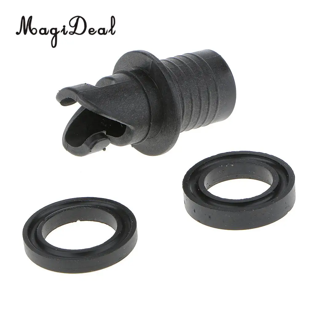 MagiDeal New Plastic Air Pump Hose Adapter Valve for Inflatable Boat Kayak Canoe Flatable Fishing Boat Surfboard Accessories