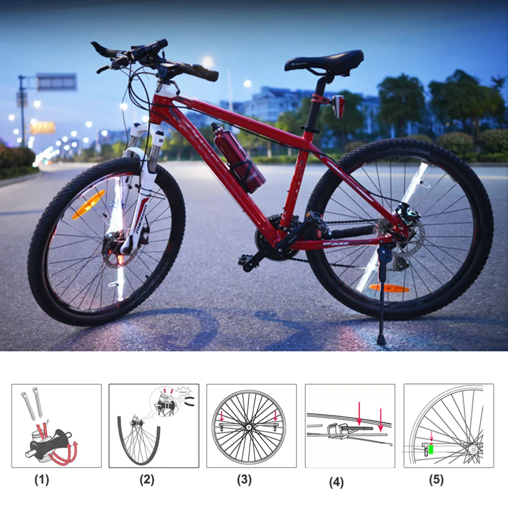 cycplus bike spoke lights