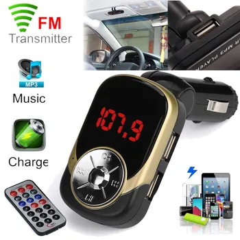 

Car Mp3 Player 87.5mhz-108.0mhz Bluetooth MP3 Player FM Transmitter Modulator Car Kit USB SD TF MMC LCD Remote APR04