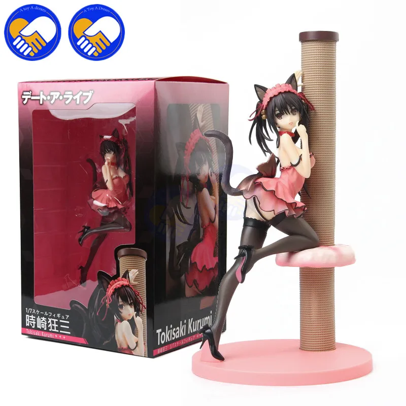 

2019 NEW Hot Anime Date A Live Tokisaki Kurumi Nightmare High quality PVC Action Figure Collectible Model Doll toy 25cm Boxed