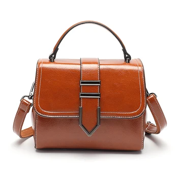 

High Quality Retro Vintage Women's Genuine Leather Handbag,Women Leather Handbags ,Women Messenger Shoulder Bags Bolsas new T46