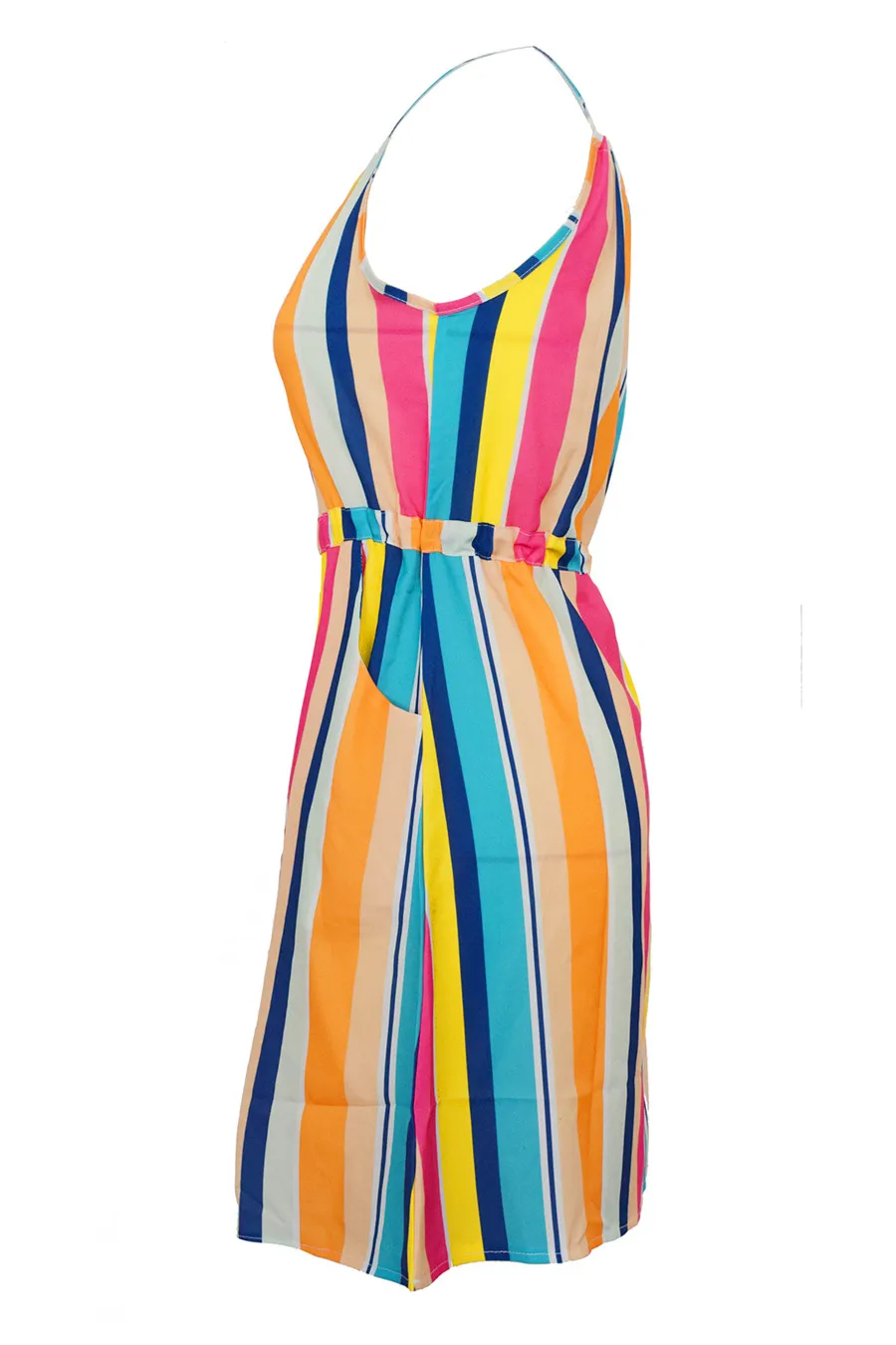 Gladiolus Chiffon Women Summer Dress Spaghetti Strap Floral Print Pocket Sexy Bohemian Beach Dress 2019 Short Ladies Dresses (27)