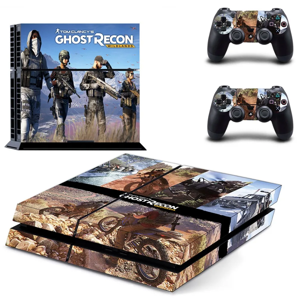 

Tom Clancy's Ghost Recon Wildland PS4 Skin Sticker Decal Vinyl for Sony Playstation 4 Console and 2 Controllers PS4 Skin Sticker