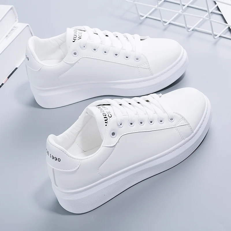 white leisure shoes