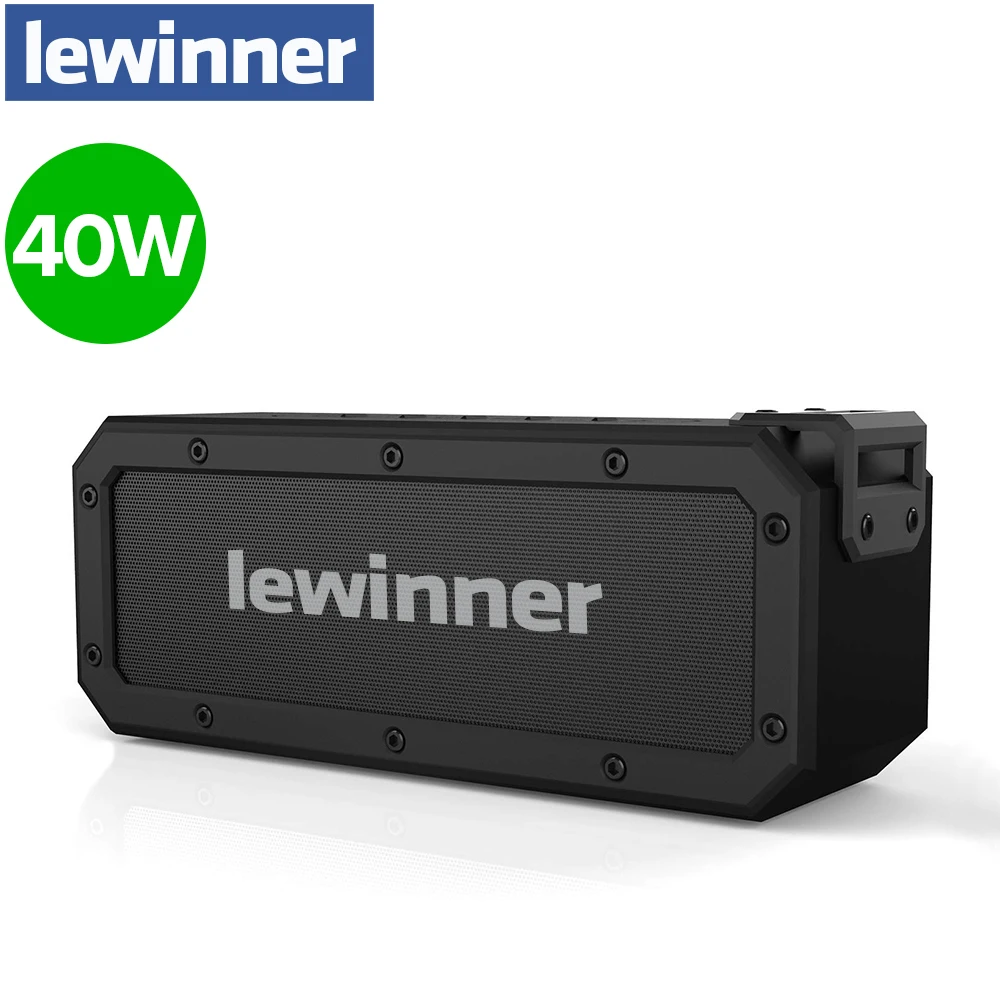  Lewinner X3 Bluetooth Speaker IPX7 Waterproof Portable Wireless Speaker 40W Speakers 15H Playtime W