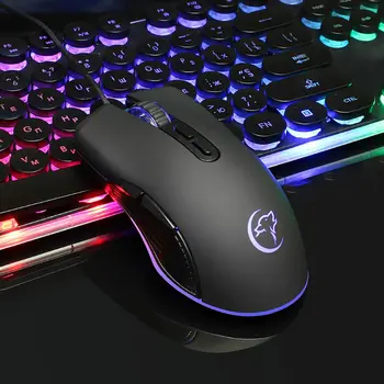 

Mini Optical Wired Mouse 4 Colors LED Light Gaming Mice G830 for Gamers PC Computer Laptop Notebook Accessories