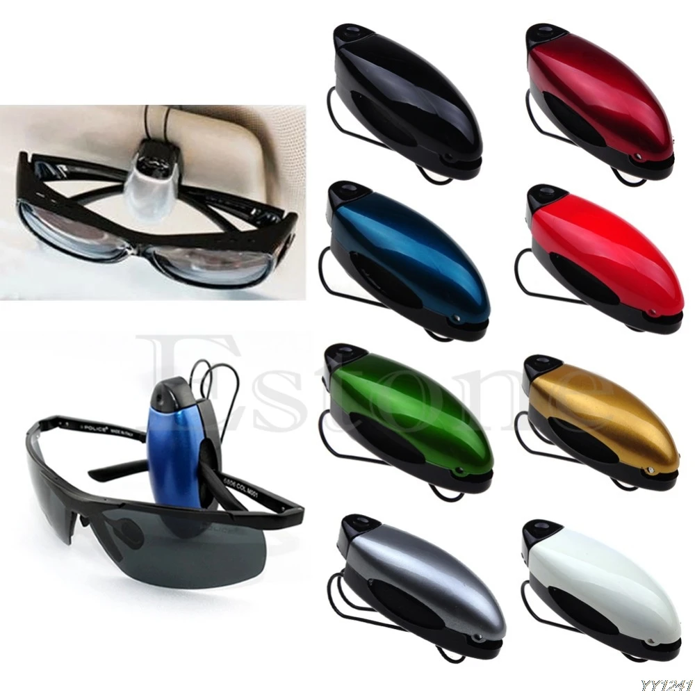 Car Auto Reading Glasses Black Sunglass Visor Clip Sunglasses Eyeglass