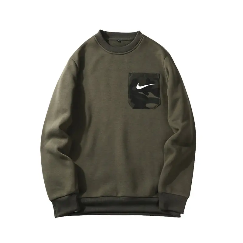 

2019 big plus European size Original logo just break it Street Casual men's Camouflage pocket Sweatshirt suprem Guccy