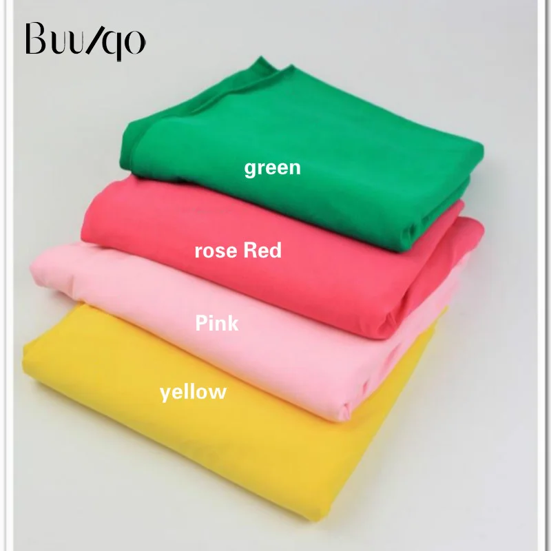 

New arrival 4 way stretchy Cotton lycra Knitted fabric by half meter DIY sewing summer clothing making cotton fabric