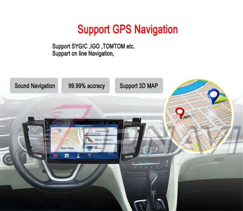 Topnavi 10," 600*1024 4 ядра Android 7,1 автомобиль gps навигации для Toyota RAV4 Авто радио мультимедиа аудио стерео, без DVD
