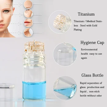 

Hydra 20 Automatic Anti-Aging Derma Roller Dermaroller-0.25mm Titanium Micro Needle Roller Remove Freckle,Acne,Scars,Anti-Aging